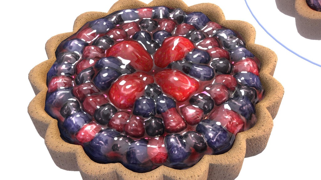 3Dタルトケーキセット(VRChat/Unity/UnityPackage/FBX)