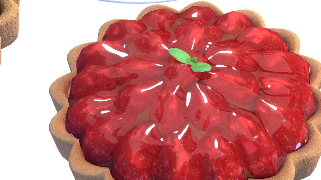 3Dタルトケーキセット(VRChat/Unity/UnityPackage/FBX)