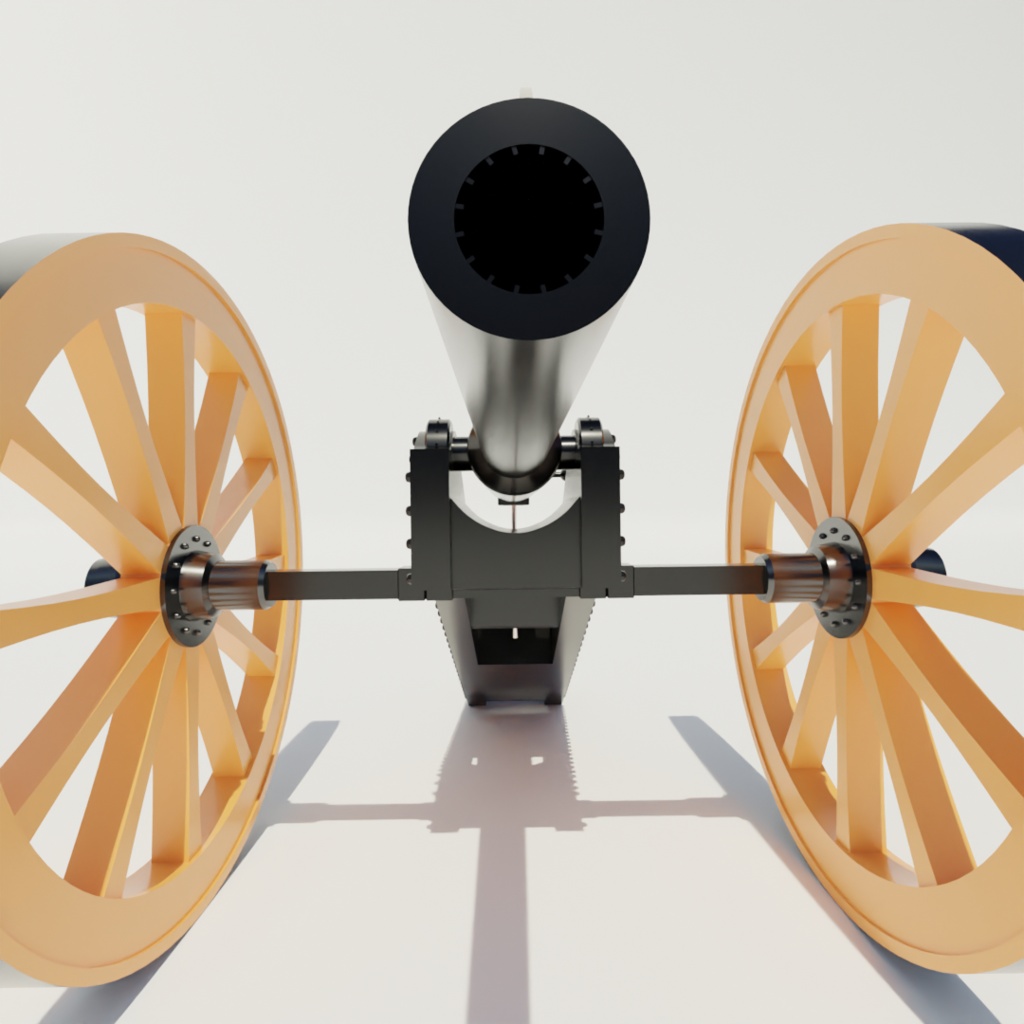 ※期間限定割引中【3D】アームストロング砲(兵器/FBX・UnityPackage)