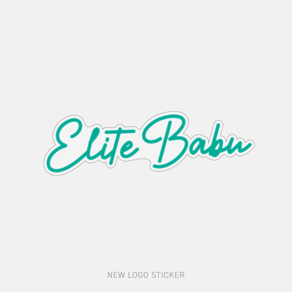 CLEAR LOGO STICKER