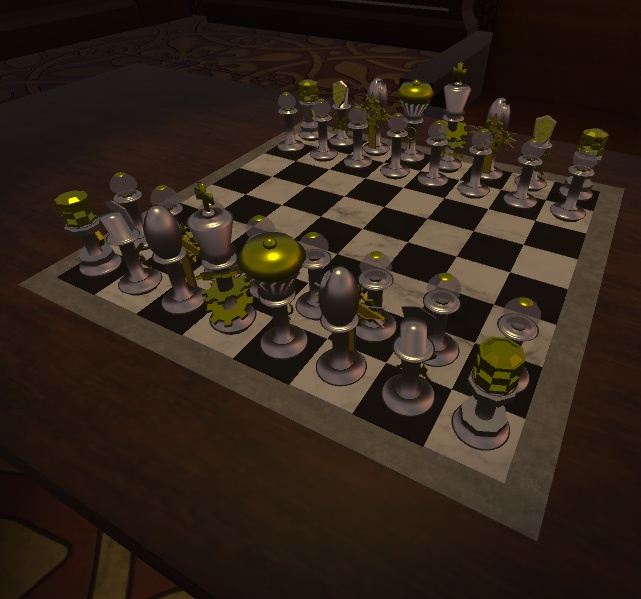 Steampunk chess board【VRChat向け】