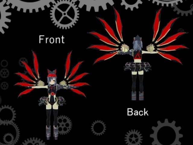 機構ゴーレム娘「Tutela」【オリジナル3Dモデル】