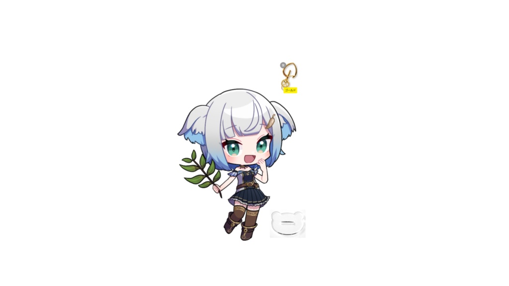唯眠こあらＳＤキャラアクリルスタンドキーホルダー