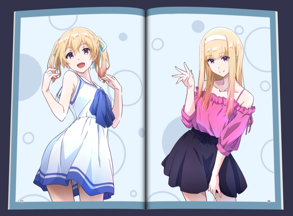 ★Au&Ag -Nobody Girls- Nii Manabu Original Illustrations 2023★