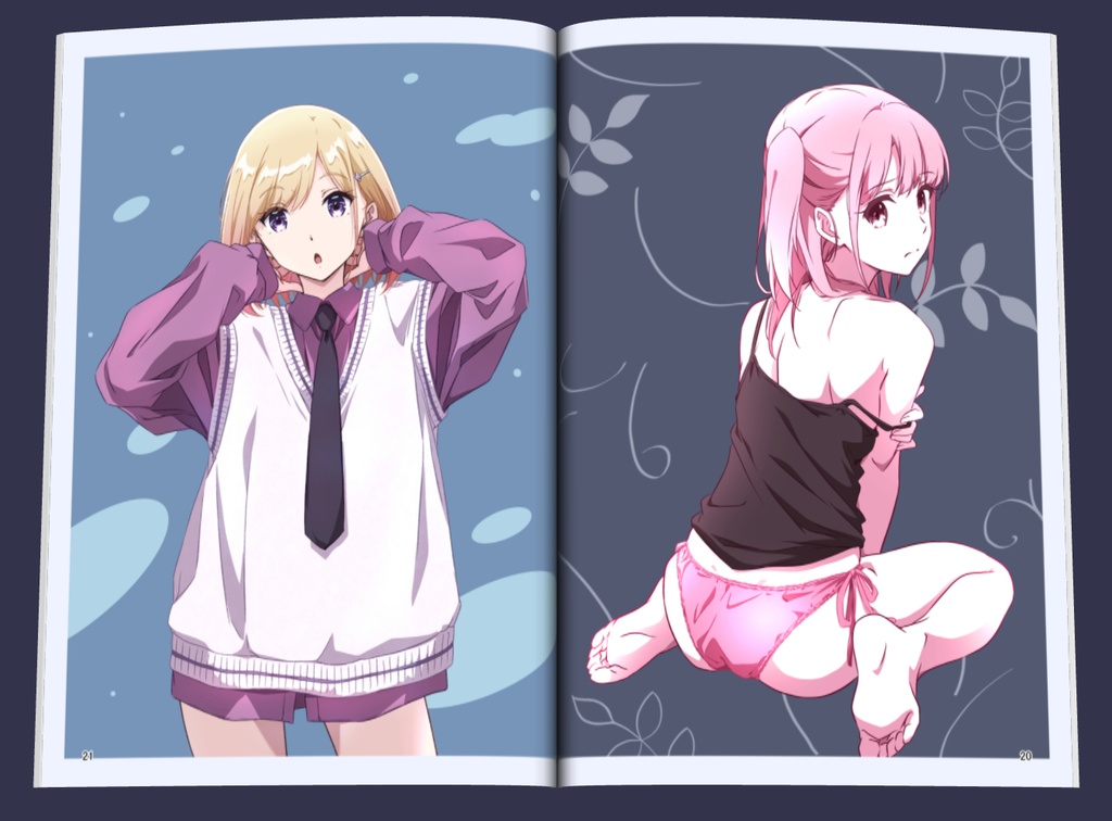 ★Au&Ag -Nobody Girls- Nii Manabu Original Illustrations 2023★