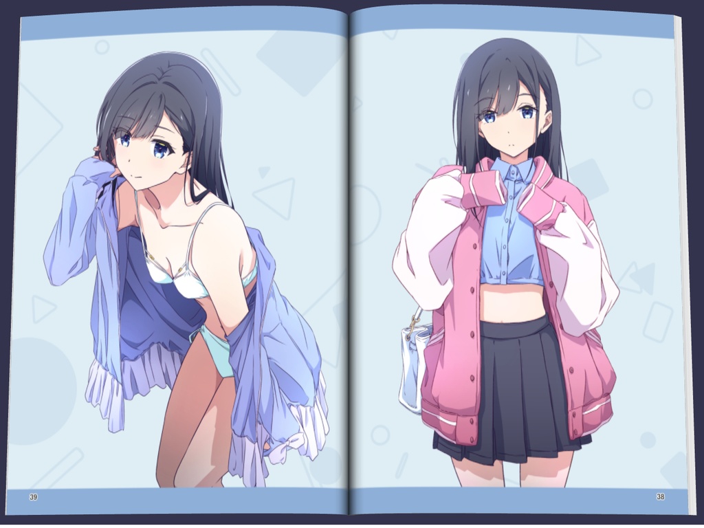 ★Nobody Girl Nii Manabu Original Illustrations 2024-2★