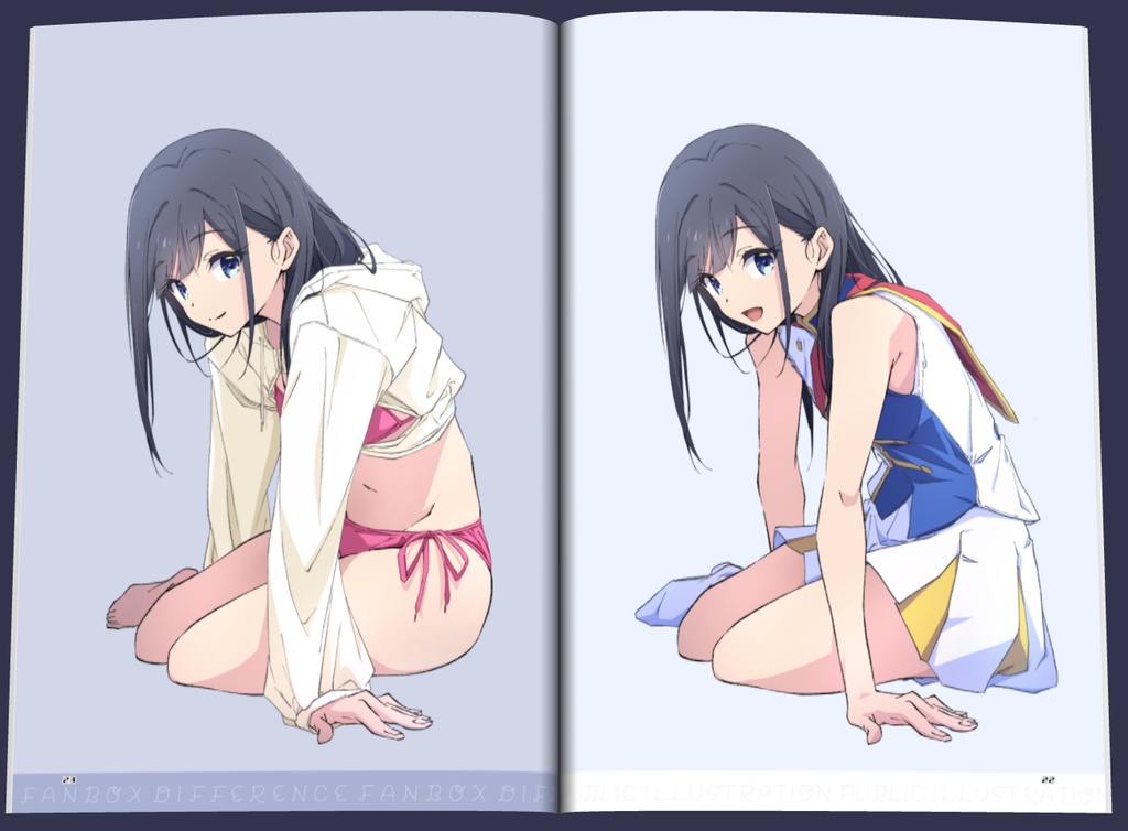 ★Nobody Girl Nii Manabu Original Illustrations 2026★