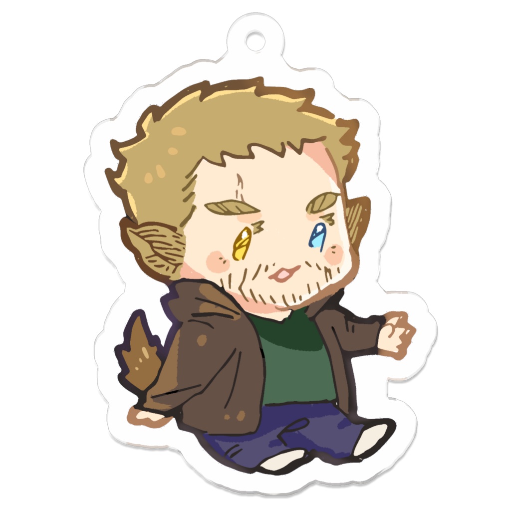 イヌ耳ソー　アクリルキーホルダー