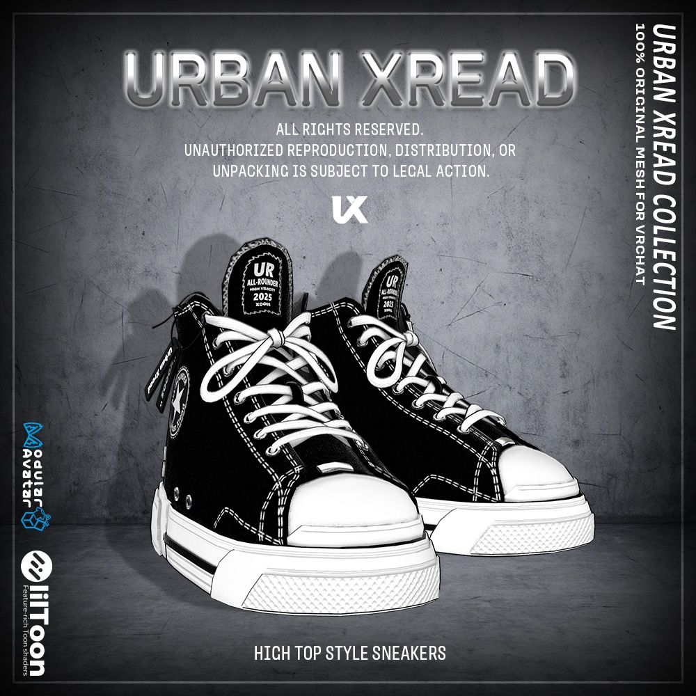 [Shoes] Urban Xread series / [002] - High Top Sneakers / 6 - Avatars