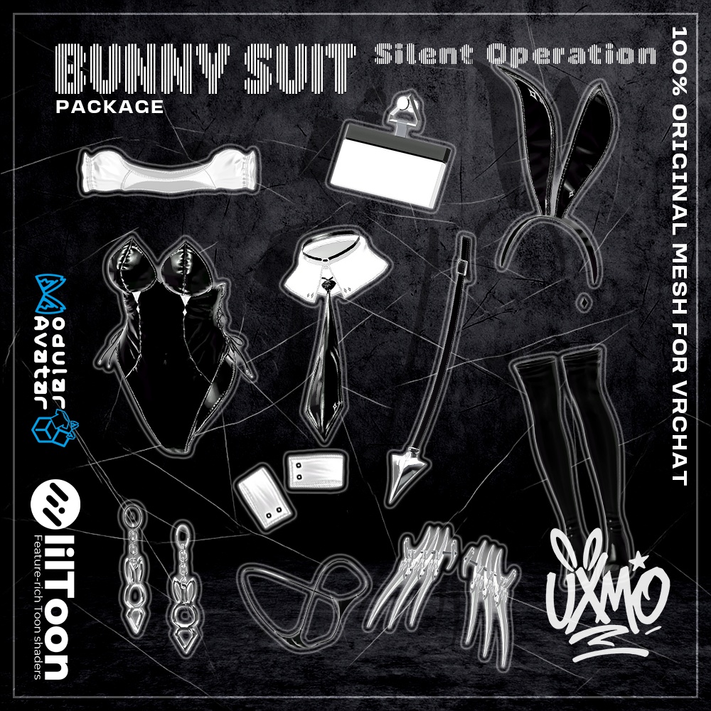 [CLOTH] 🐰Clawed Battle Bunny Suit