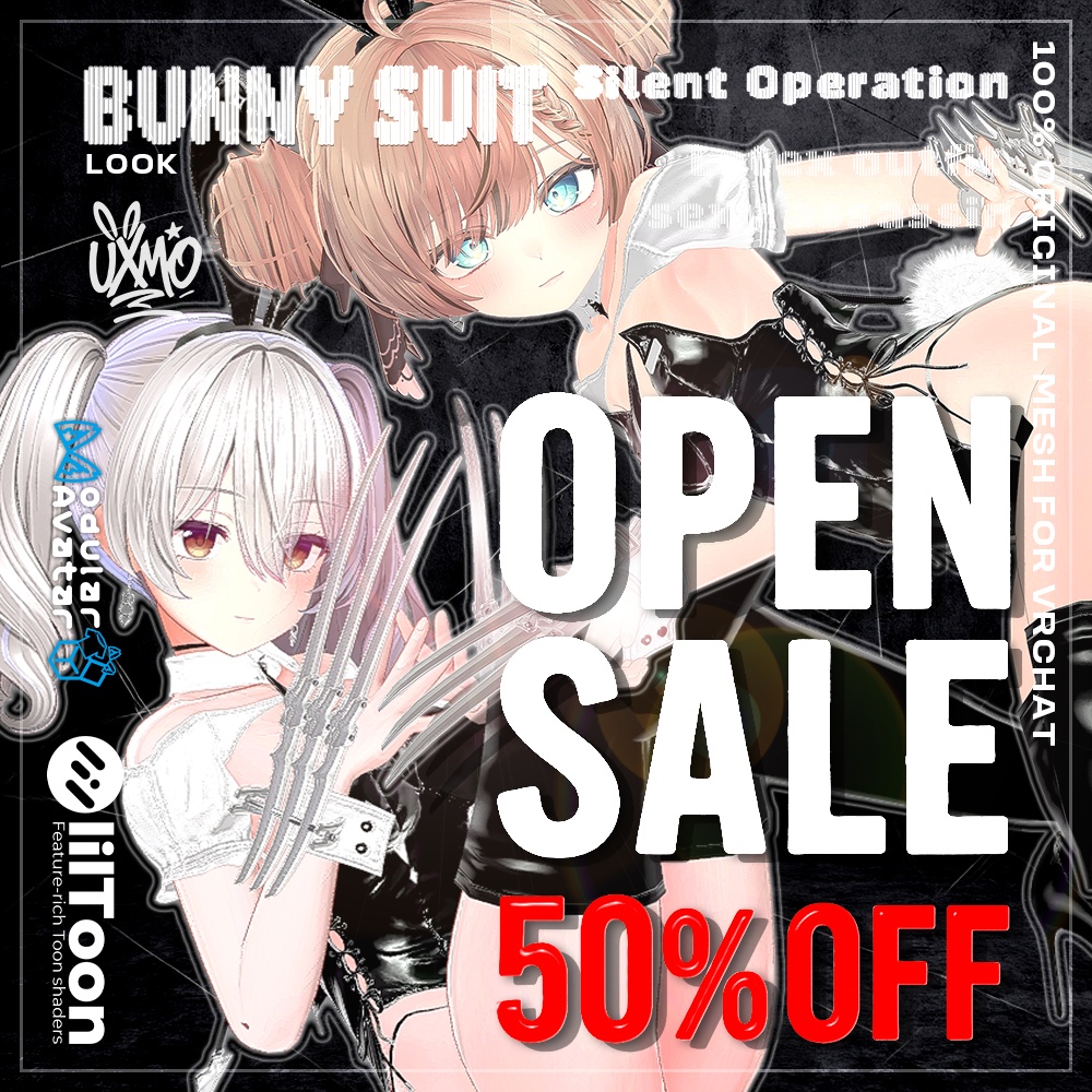 [OPEN SALE] [CLOTH] UXMO - 🐰Clawed Battle Bunny Suit - [001] - 8 - Avatars 
