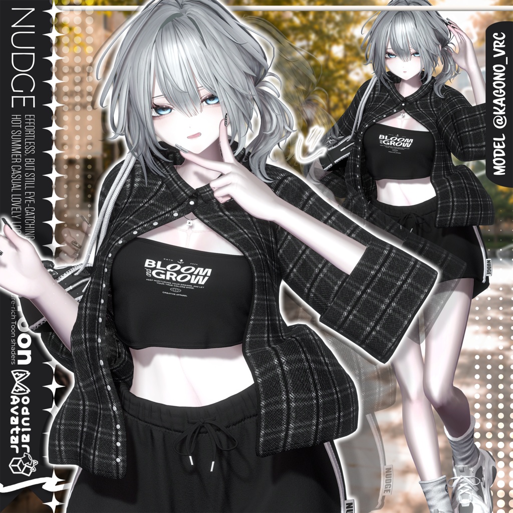 [11avatars] NUDGE CAMSCON STYLE - VRC / colors Pick 20🎨