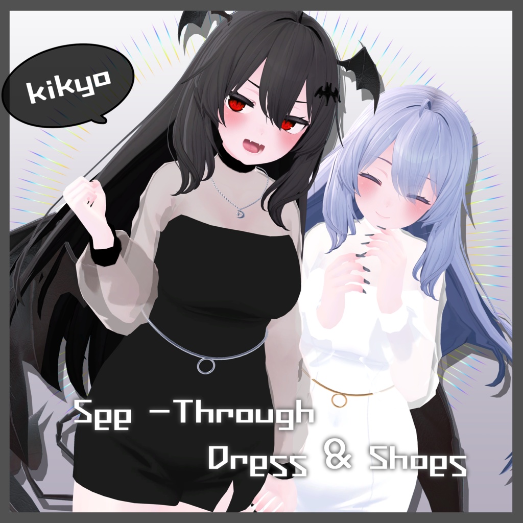 [桔梗用]See-Through Dress & Shoes for kikyo