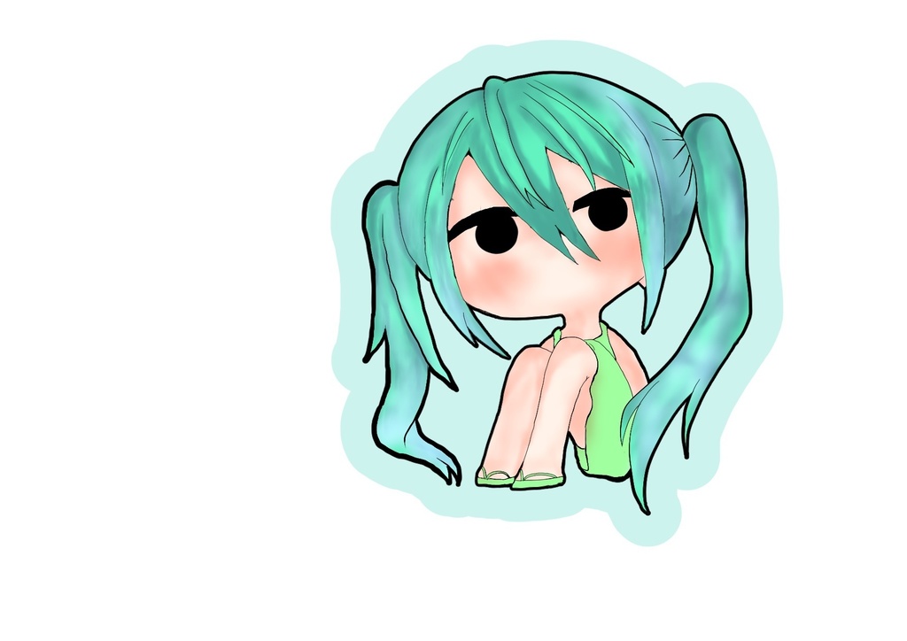 初音ミク 夏 アクキー