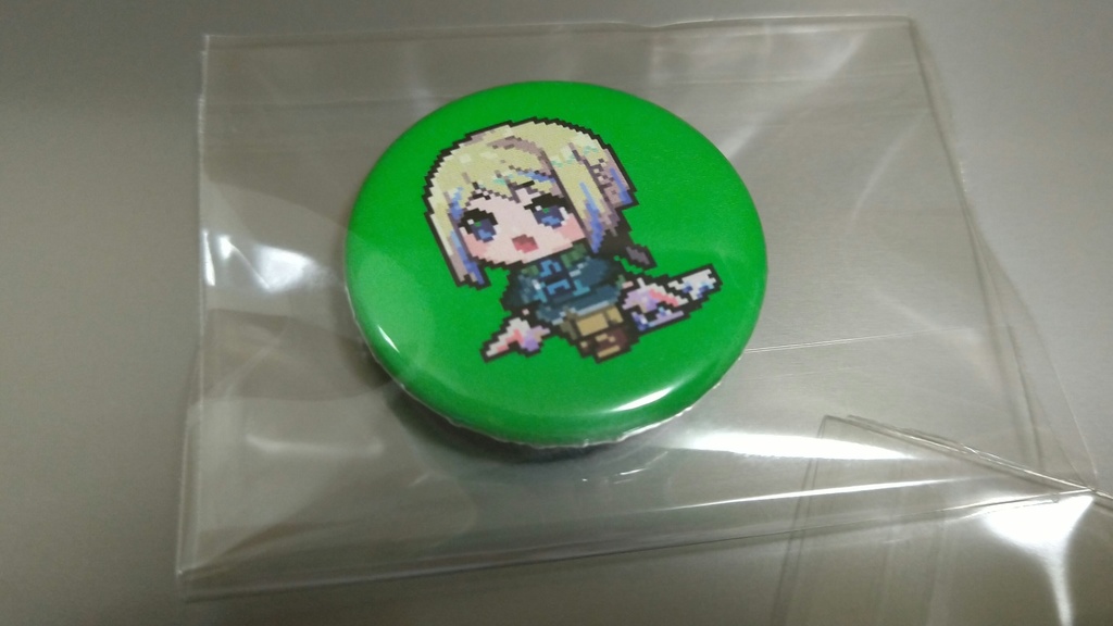 小さめドット絵カンバッチ