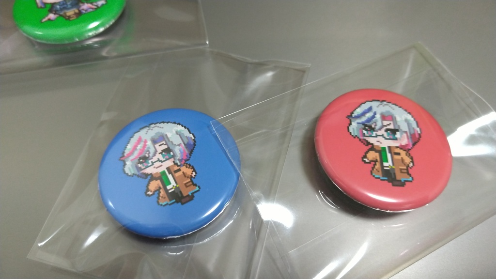 小さめドット絵カンバッチ