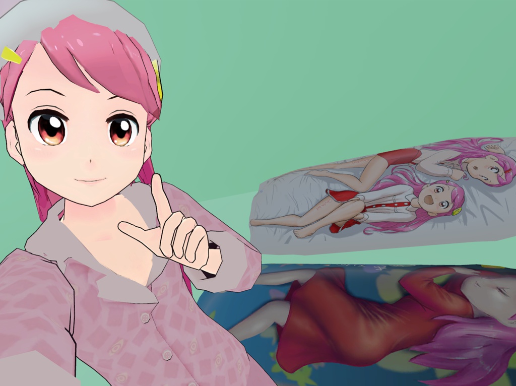 おきゅたんバーチャル抱き枕セット