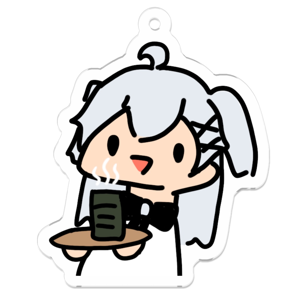 「クソゆるカイネ」アクリルキーホルダー（おちゃ）