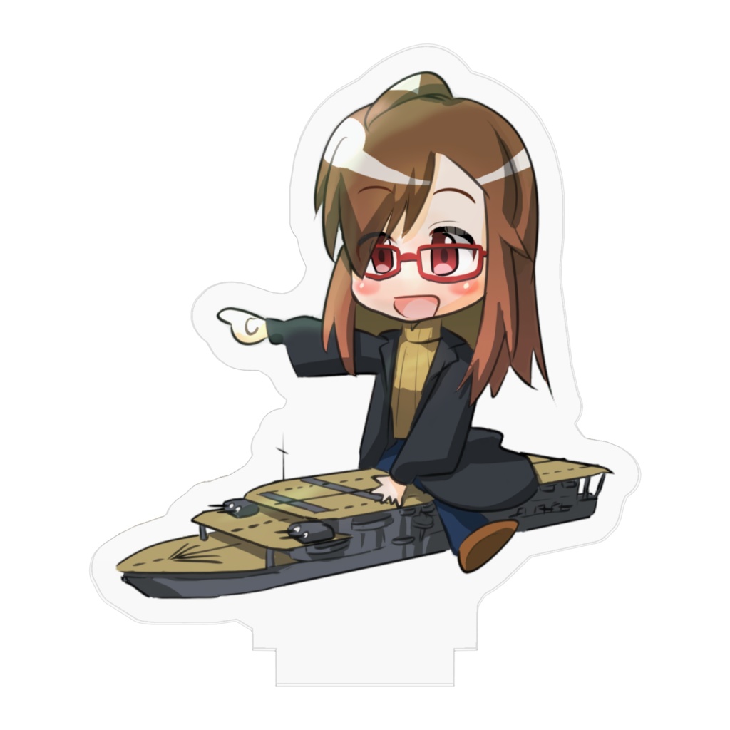 【Vデビュー1周年記念】ちび咲夜(赤城)アクリルスタンド