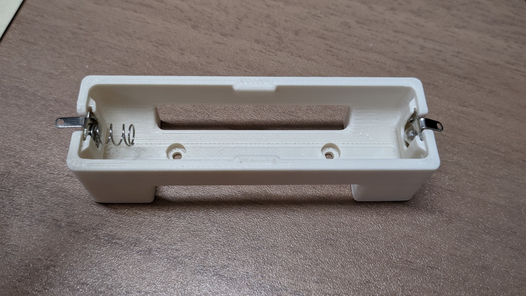 保護回路付18650 Li-ion電池用 電池ホルダー (難燃ABS)