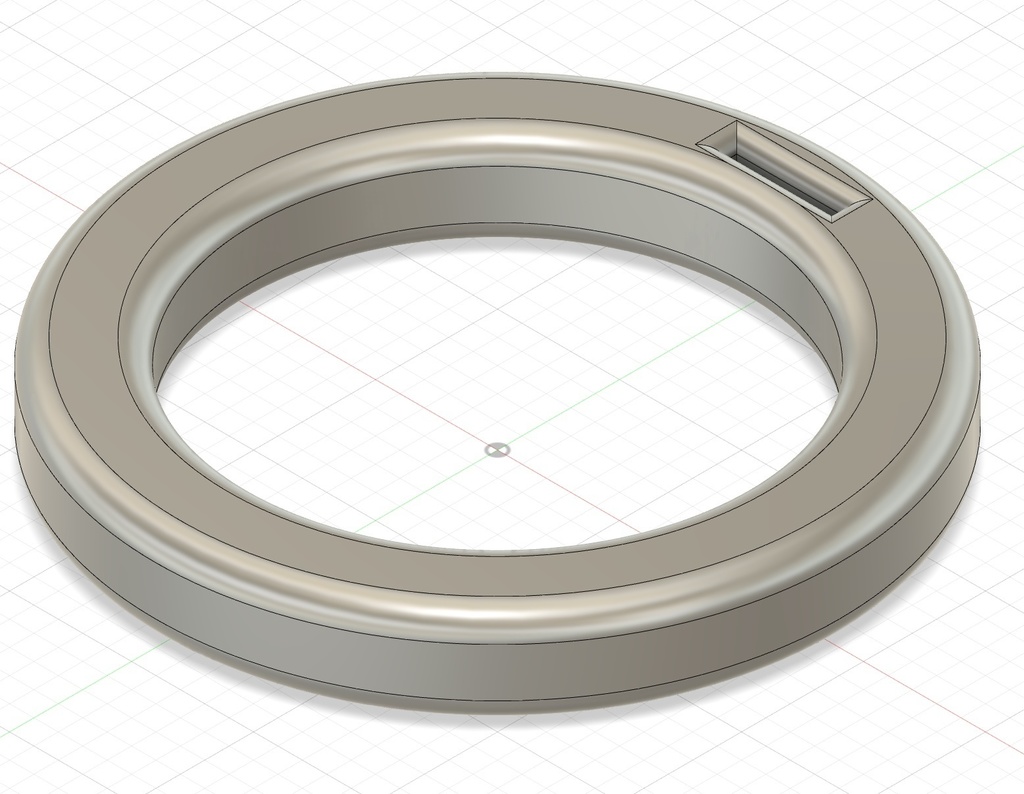吊り輪のような部品 (3Dプリント品)