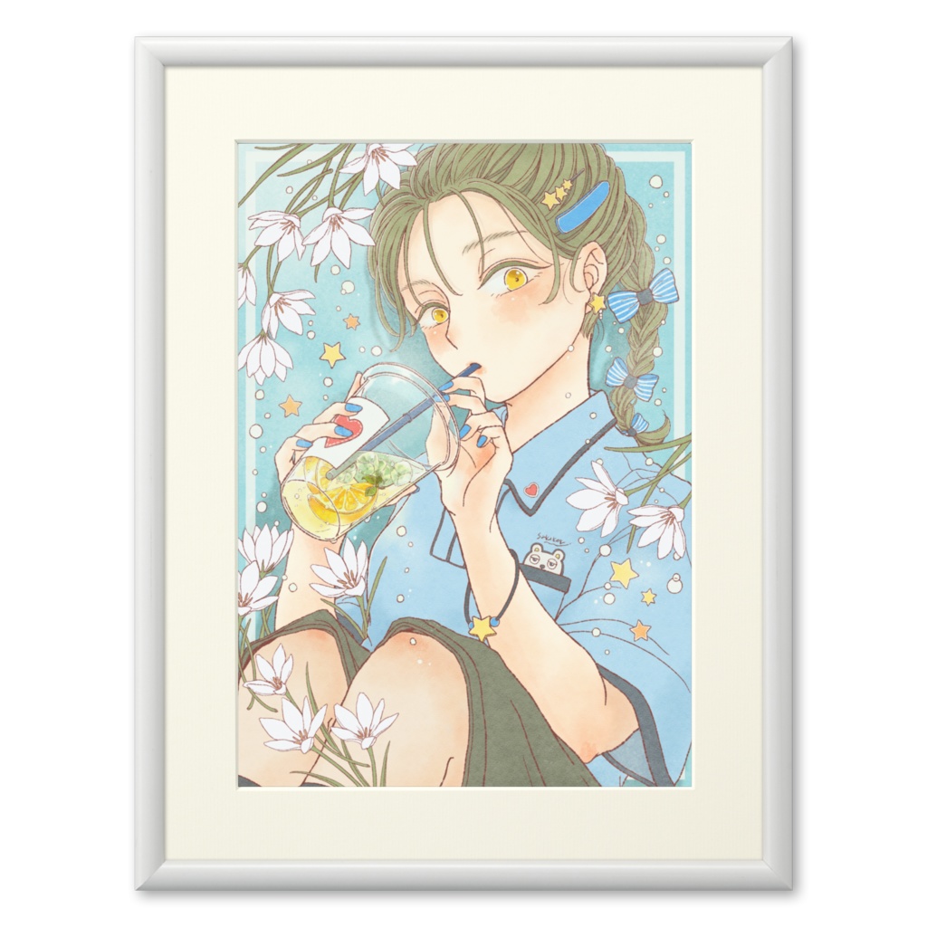 「微炭酸」複製画(プリモアート)