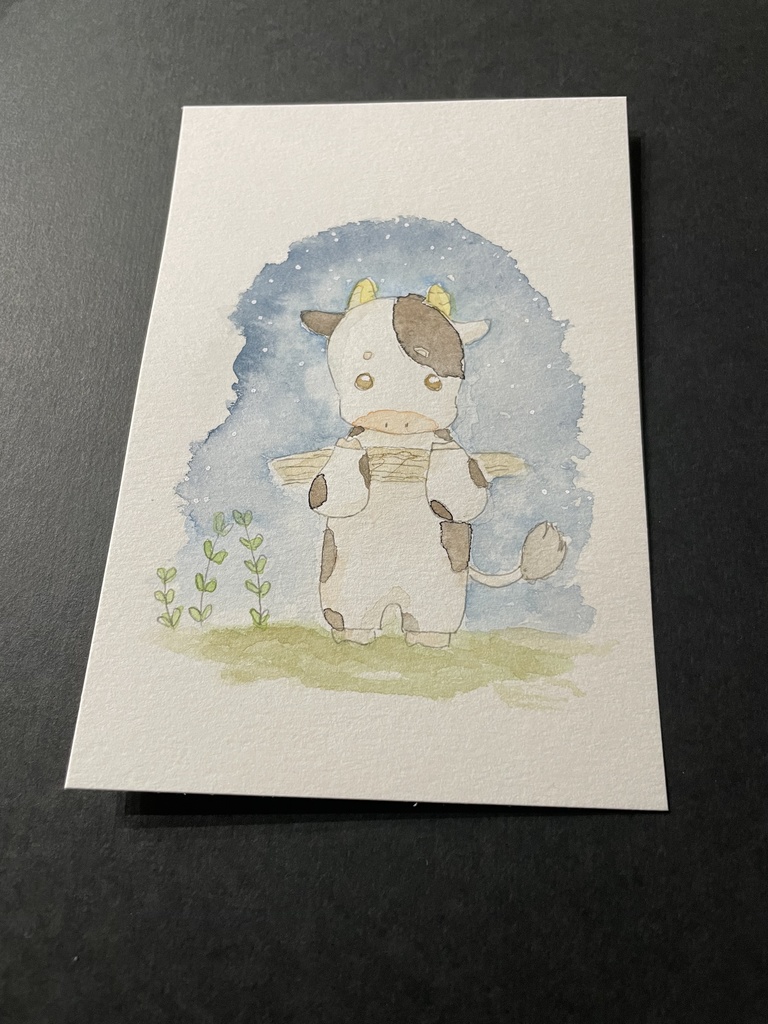 草はオヤツな牛