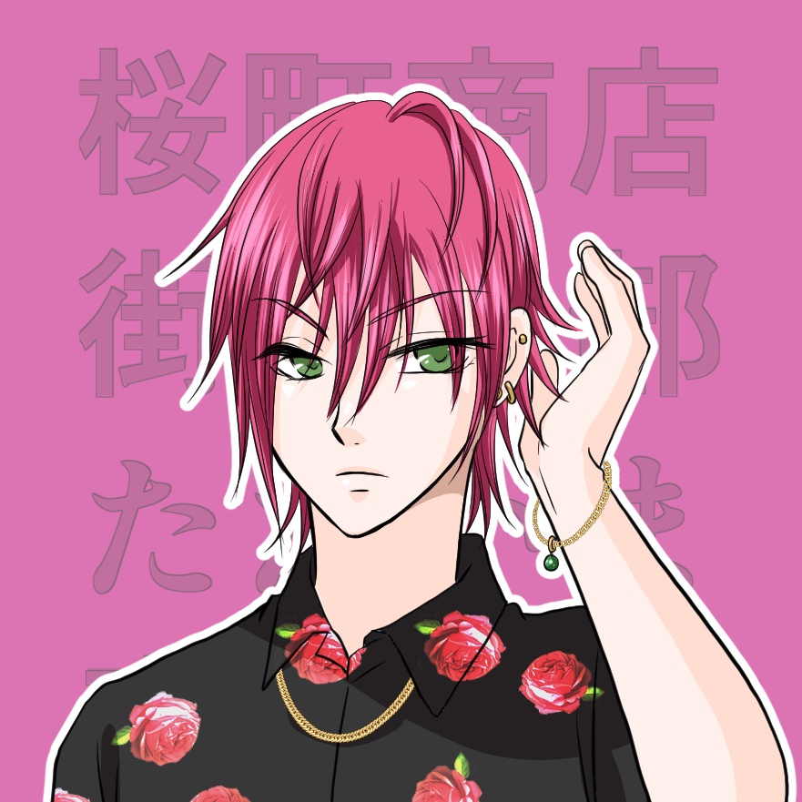 桜町商店街青年部ただいま恋愛中! キャラクター缶バッジ