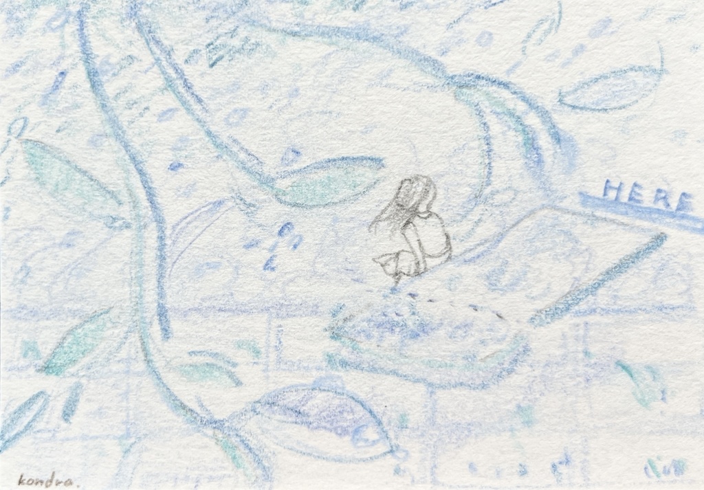 【ミニドローイング】初夏行き