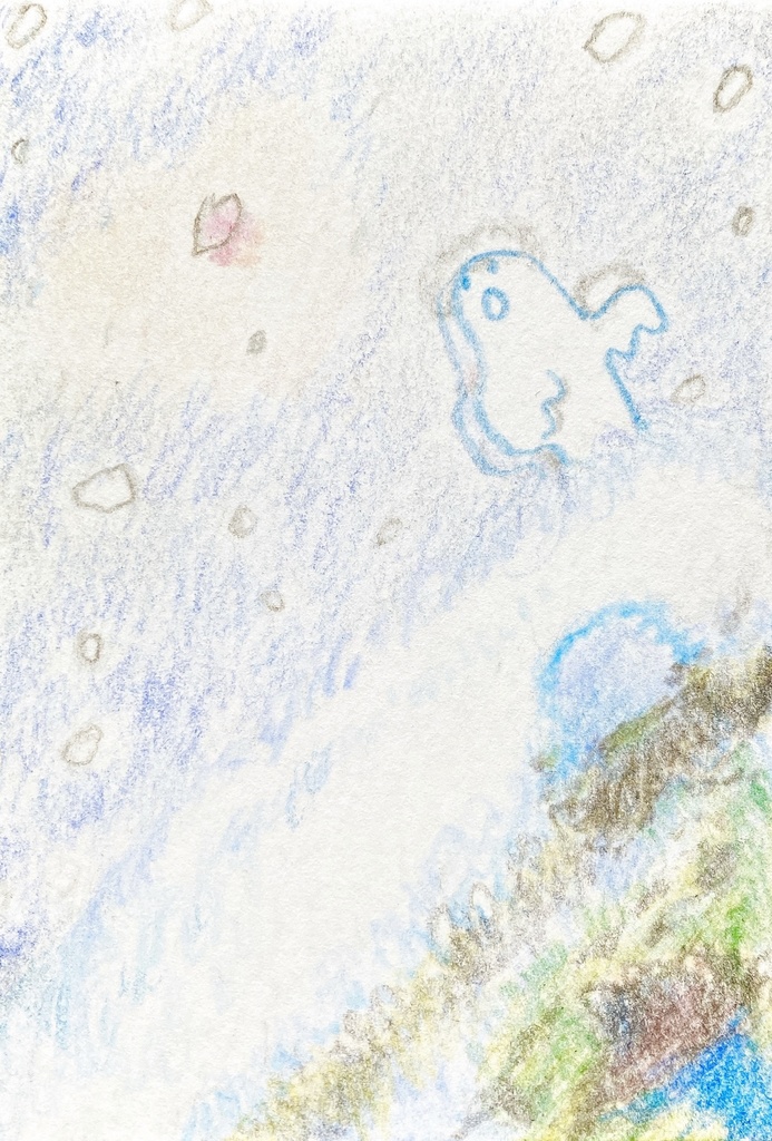 【ミニドローイング】待ち遠しくて