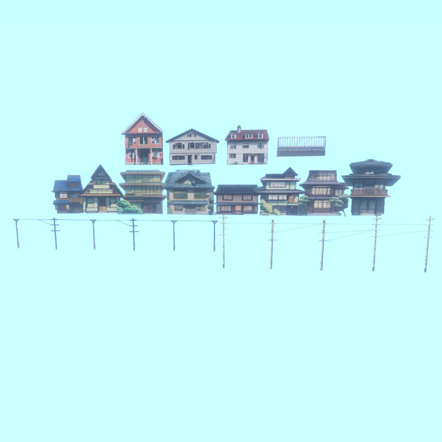 VRChat向けワールド『桜並木セット』