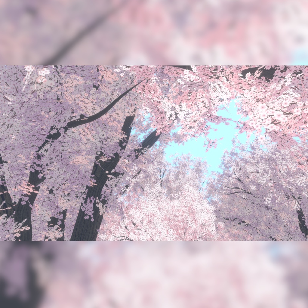 VRChat向けワールド『桜並木セット』