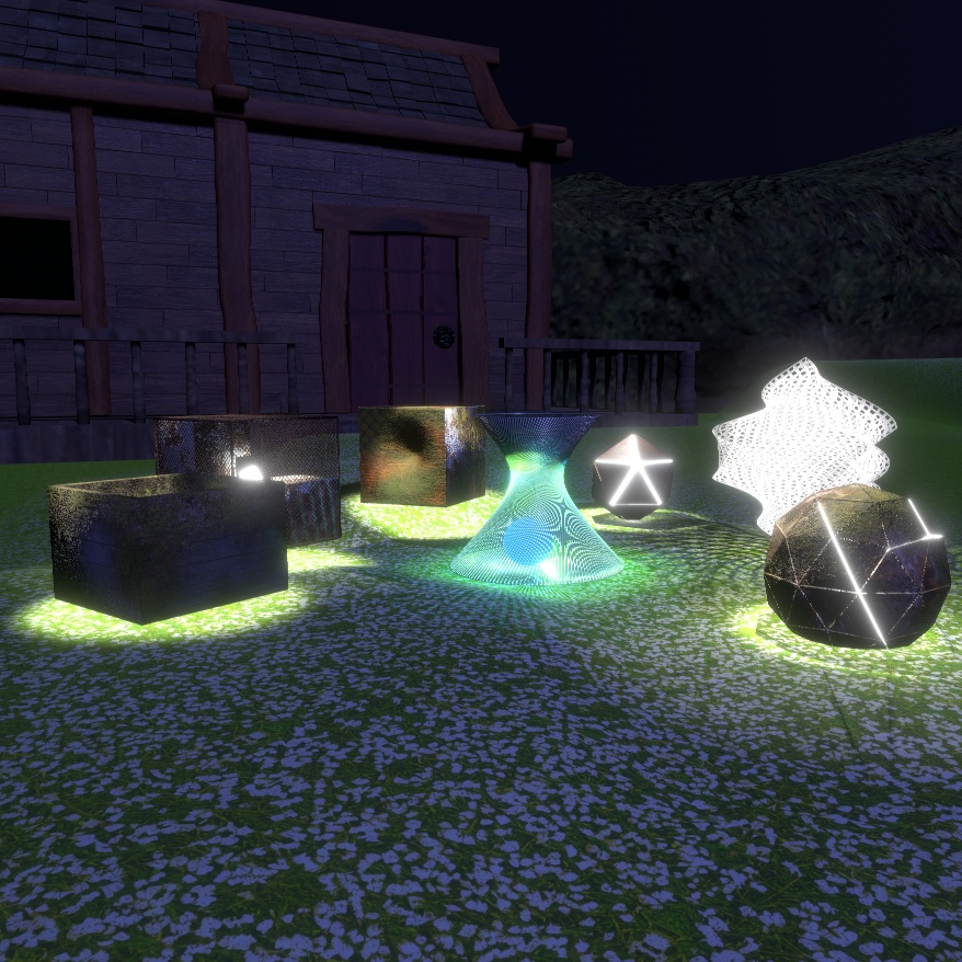 3Dモデル【なぞオブジェクト7種】無料版あり