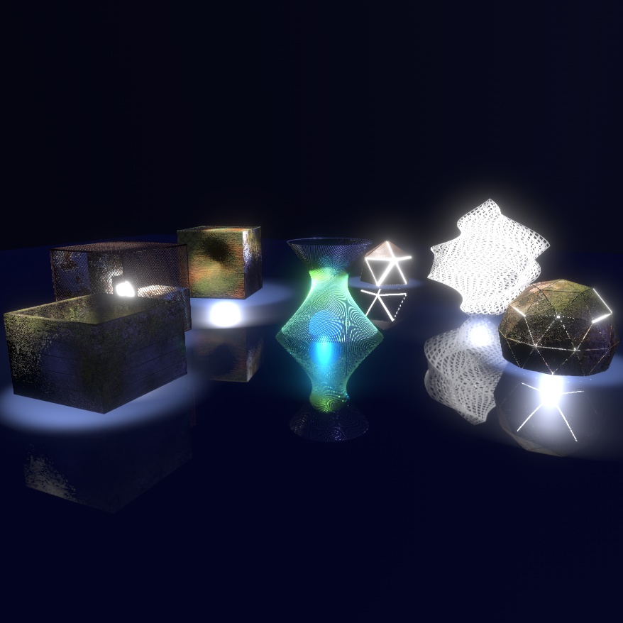 3Dモデル【なぞオブジェクト7種】無料版あり