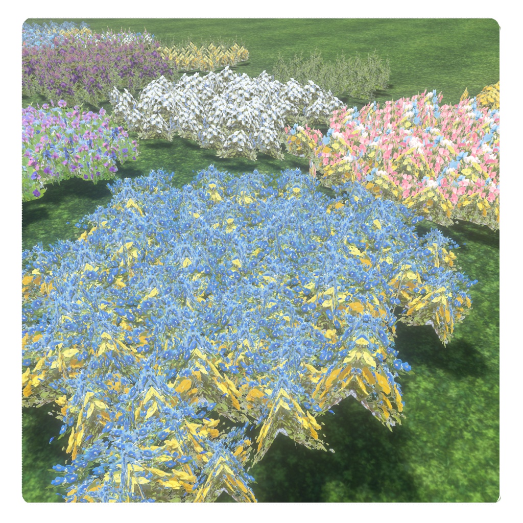 夏っぽい花のフラワーセット