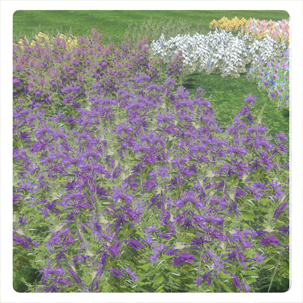 夏っぽい花のフラワーセット