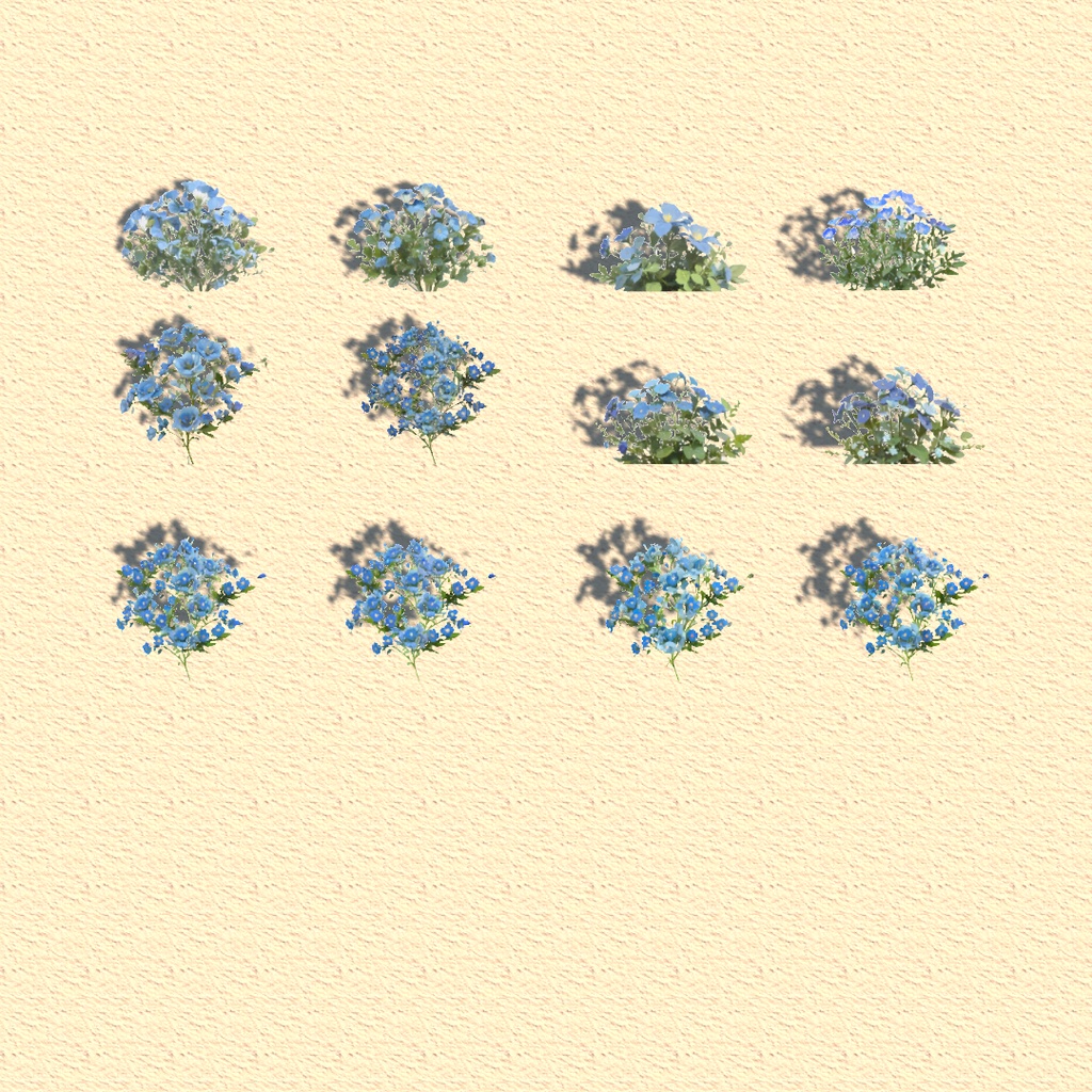 夏っぽい花のフラワーセット