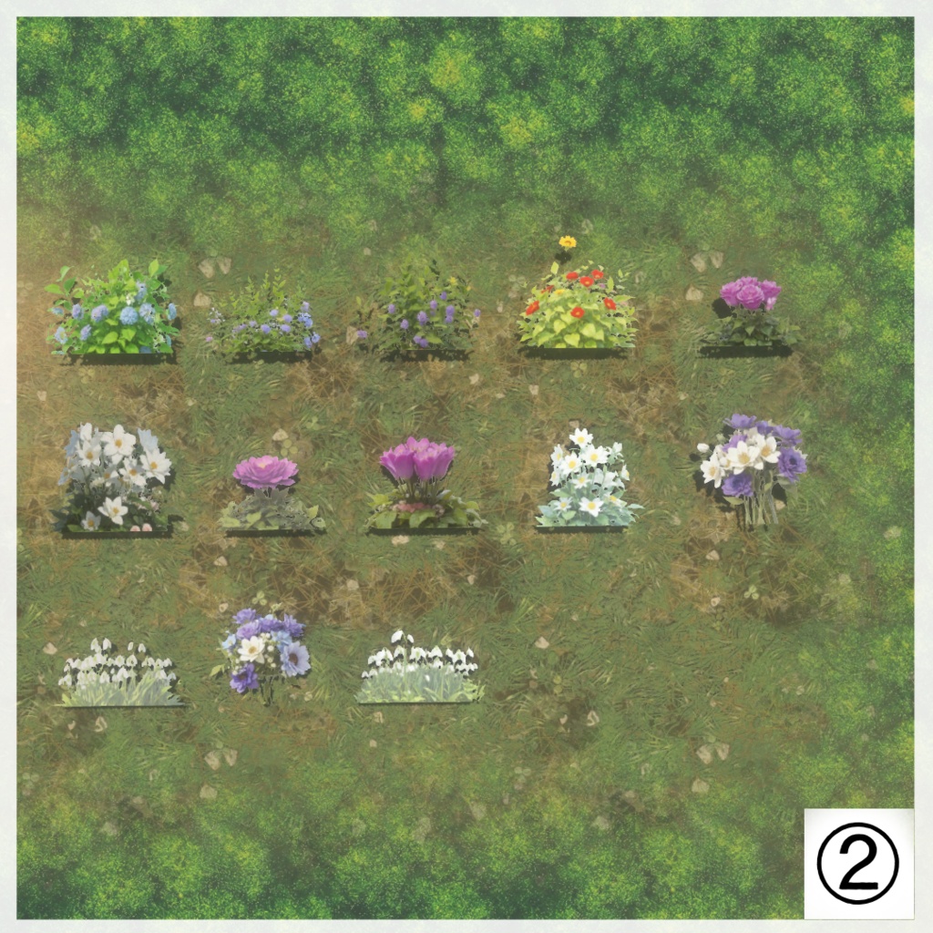 春っぽい花のフラワーセット