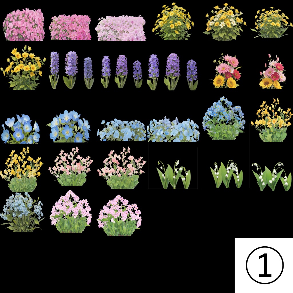 春っぽい花のフラワーセット