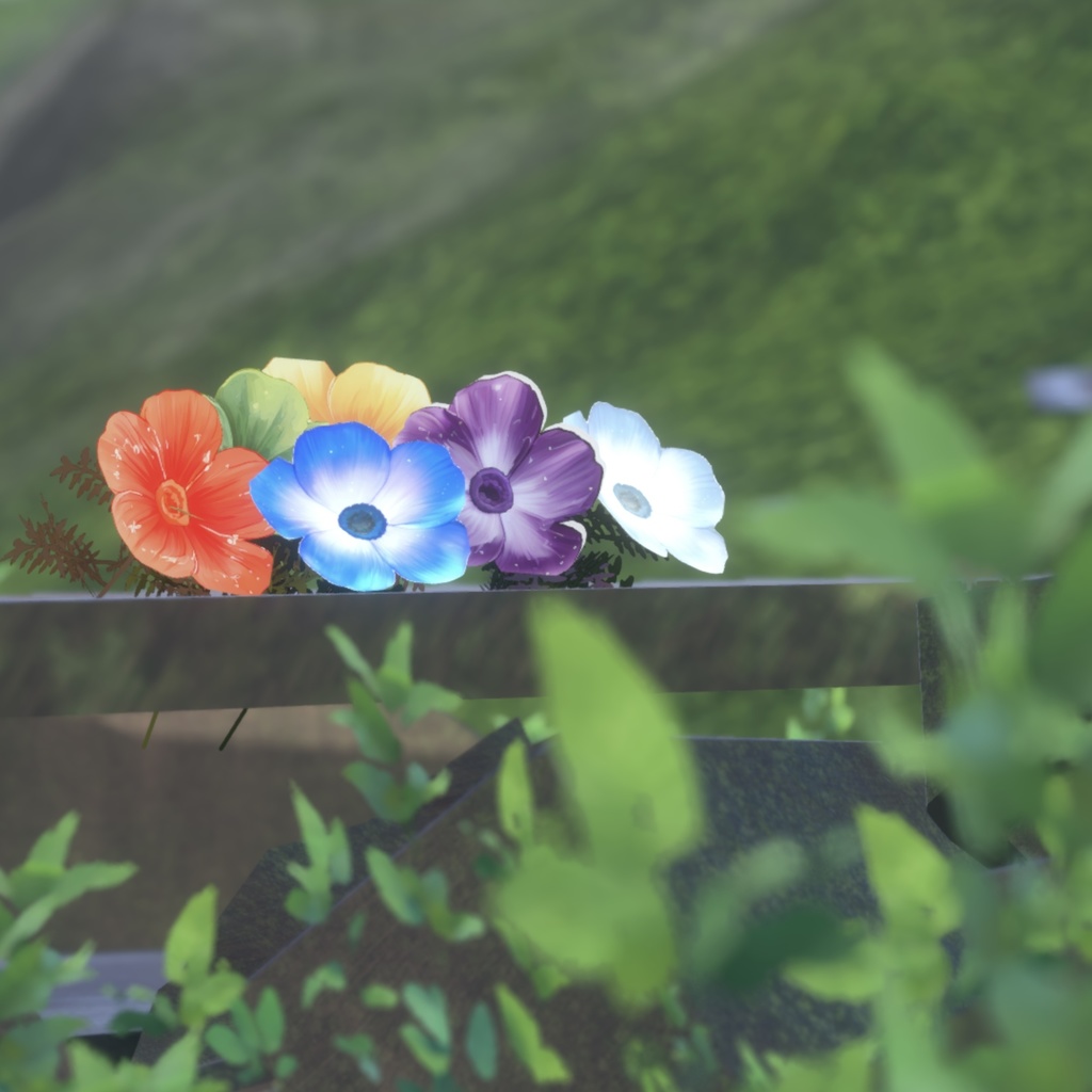 VRChat向けワールド『ニセネモ』フラワーセット