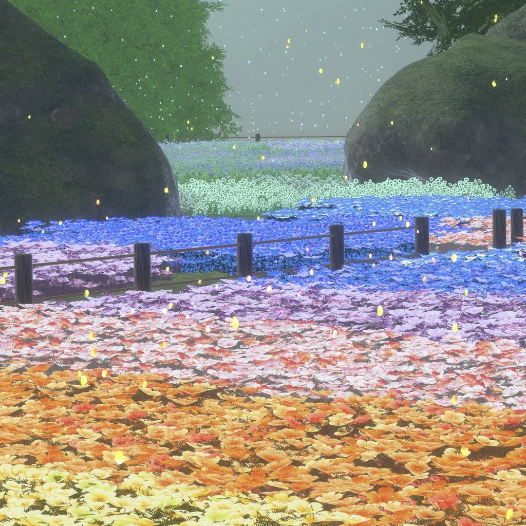VRChat向けワールド『ニセネモ』フラワーセット