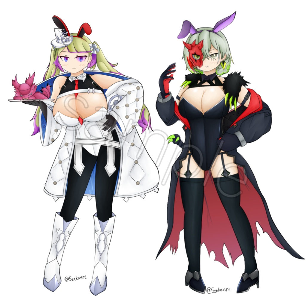 【委託】ディアベルゼ＋ディアベルスターのアクリルスタンド