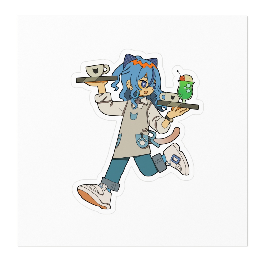 ステッカー(カフェ)