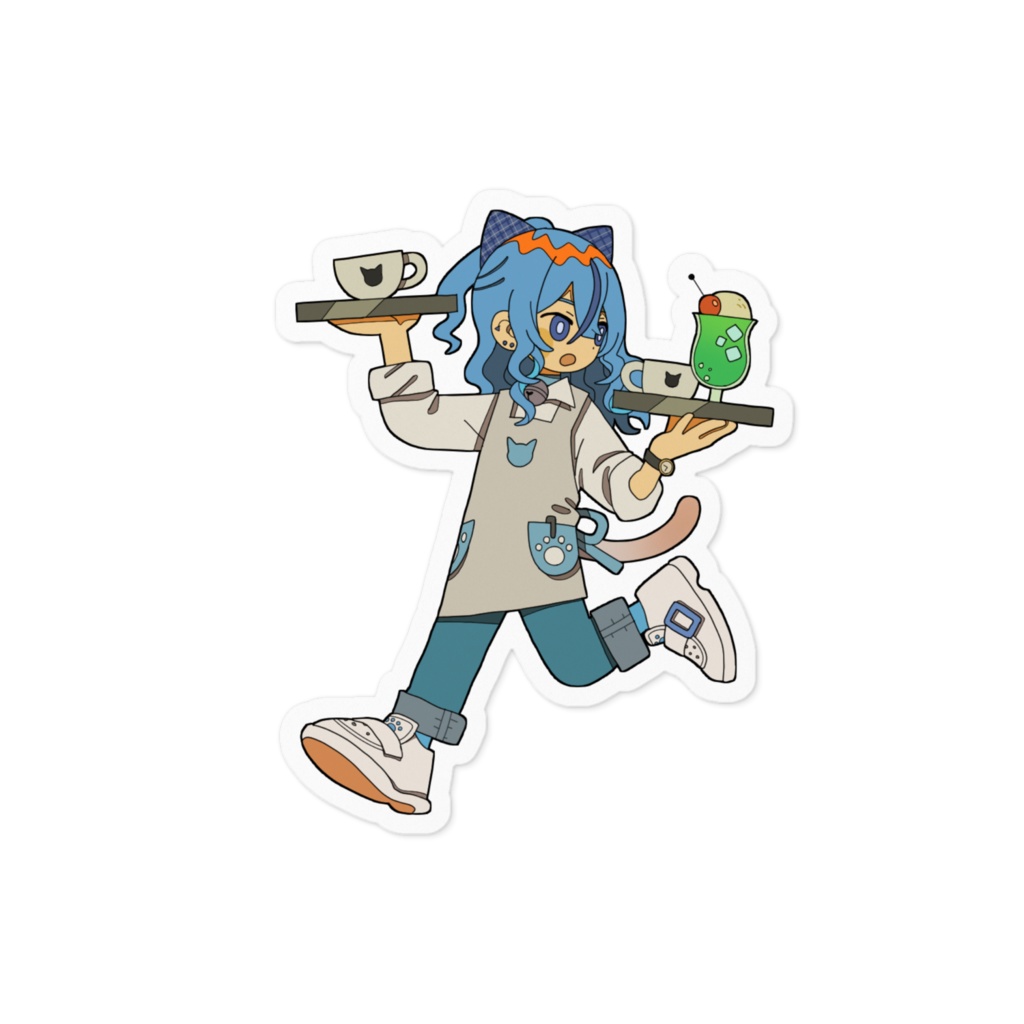 ステッカー(カフェ)