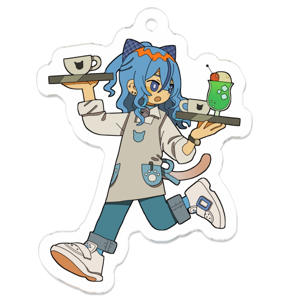 アクリルキーホルダー（カフェ）