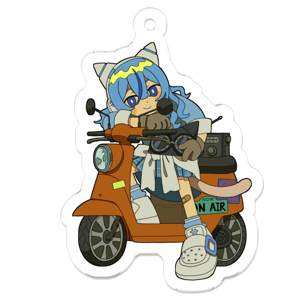 アクリルキーホルダー(スクーター)