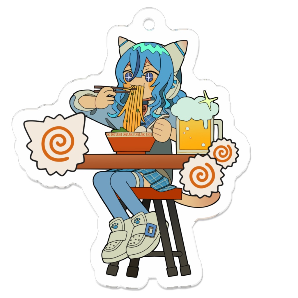 アクリルキーホルダー（ラーメン）