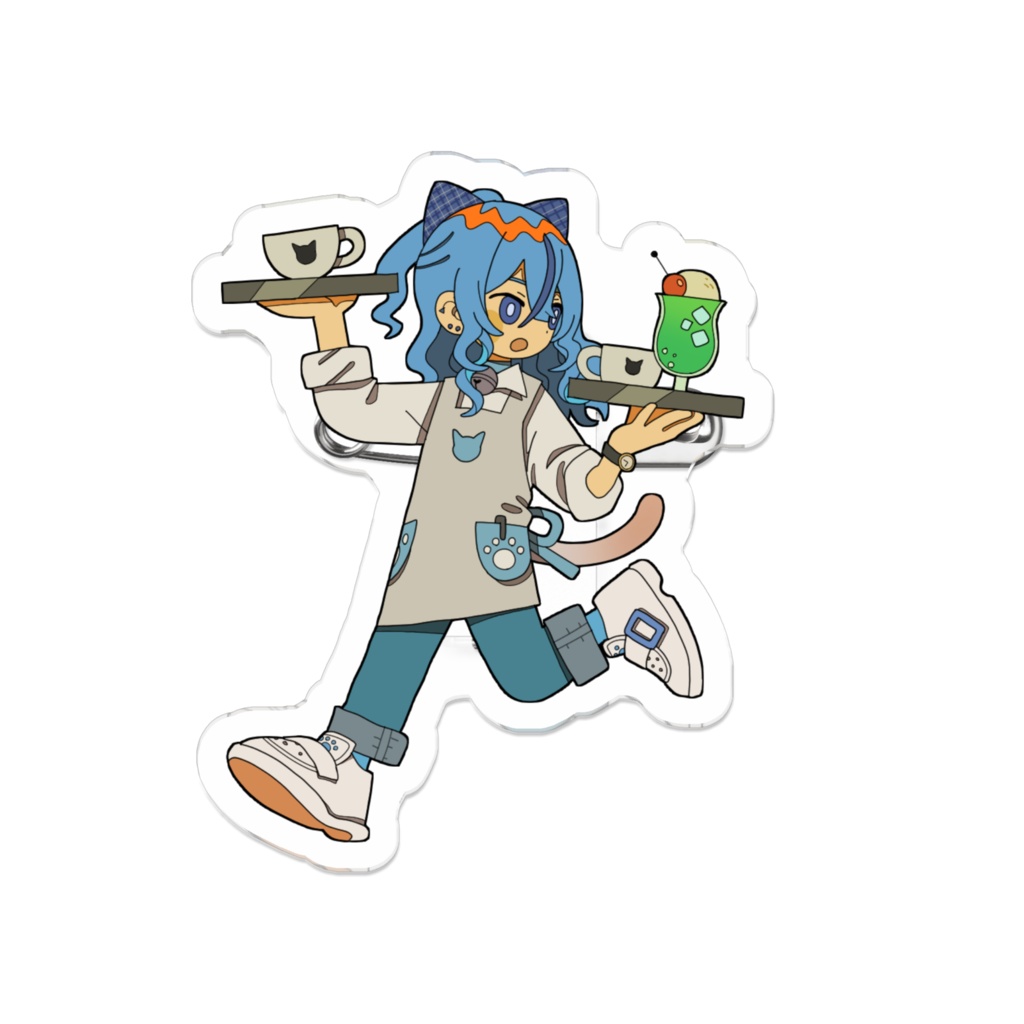アクリルバッジ(カフェ)