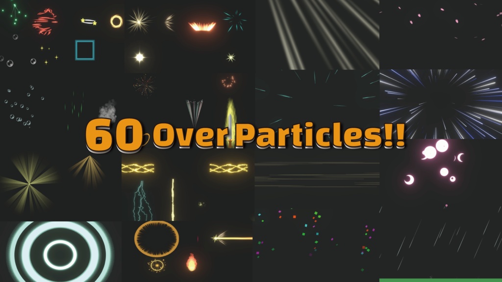 【Unity】120以上のエフェクトがすぐに使える!Unityスターターキット Easy Custom VFX/UI Vol.1