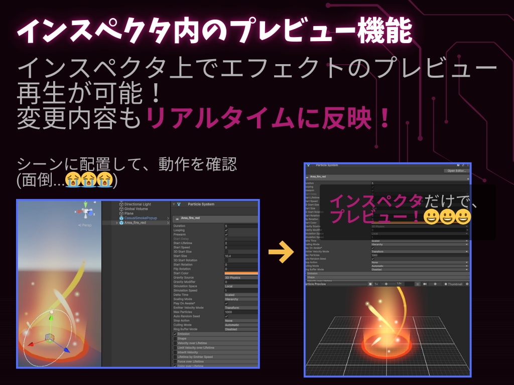 Easy Effect Viewer(Unityエフェクトプレビュー・サムネイル生成ツール)